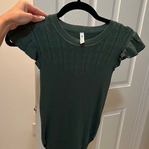 Green body suit